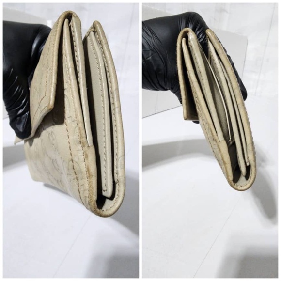 Authentic GUCCI Supreme GG Wallet Cream - Picture 7 of 15